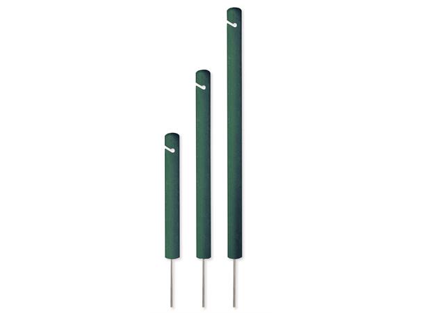 18" Recycled Plastic Round Rope Stake With Spike-Green SG38360
